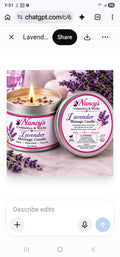 Lavanda Massage Candle